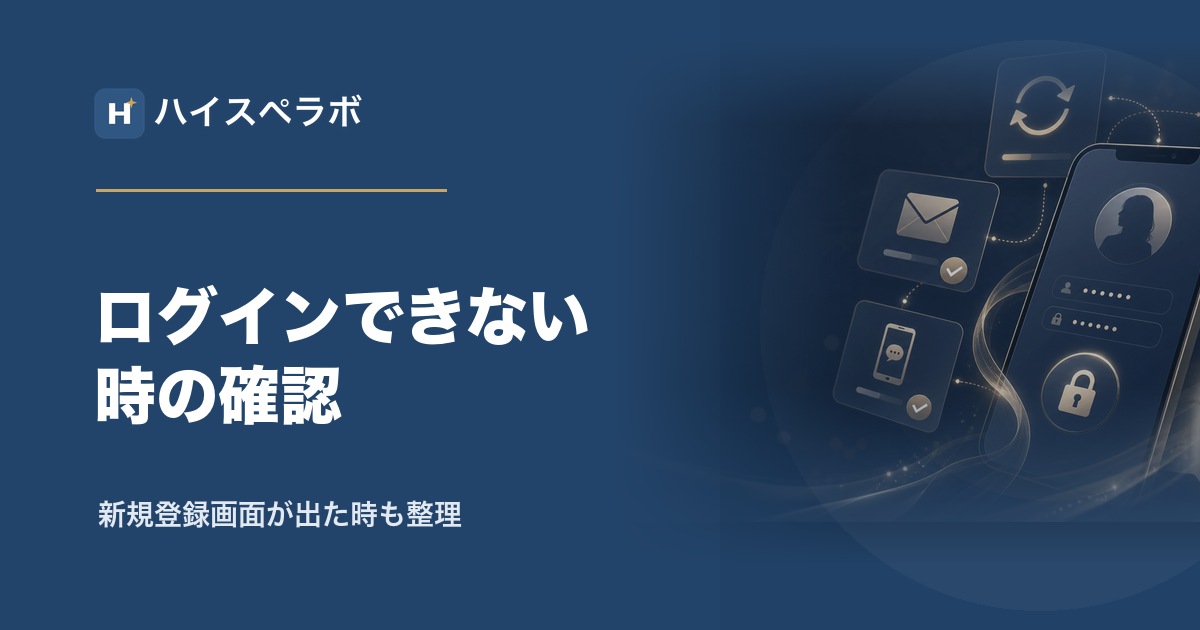 バチェラーデートログイン確認手順のアイキャッチ