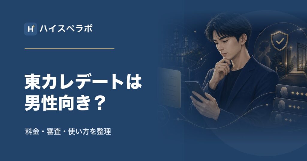 東カレデート男性レビューのアイキャッチ