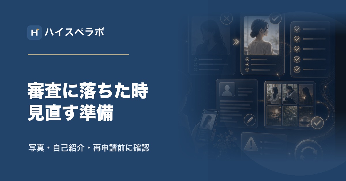 東カレデート女性審査見直しのアイキャッチ